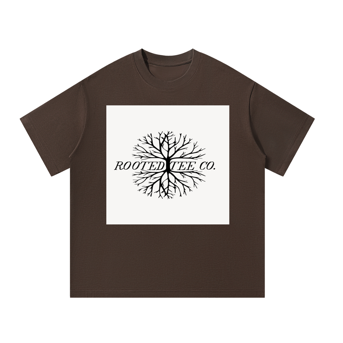 Unisex Oversized BRAND BOX LOGO T-Shirt