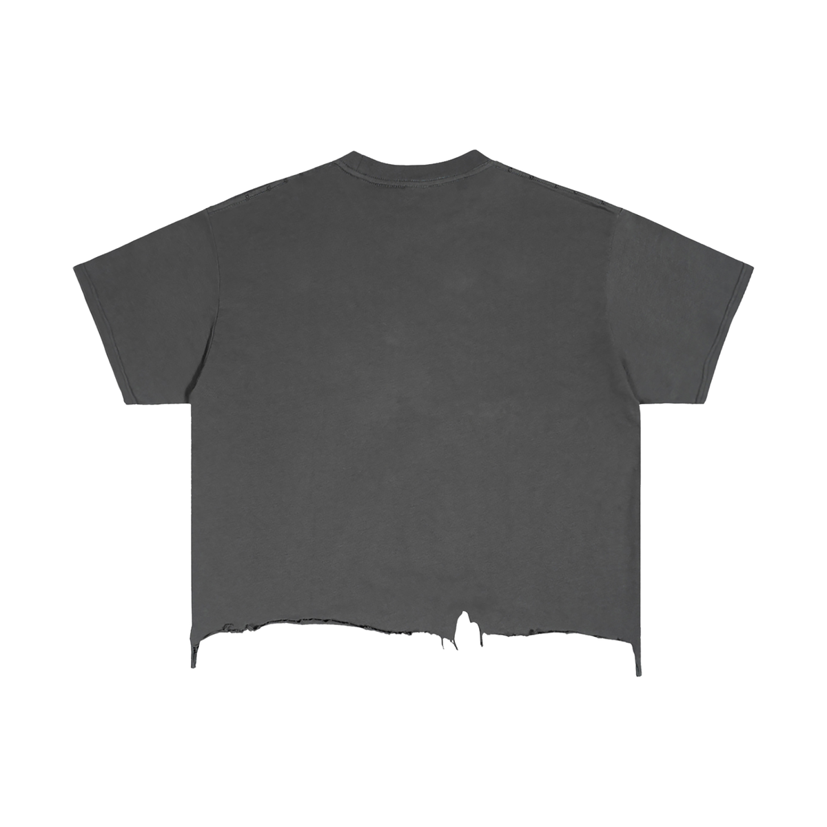 Vintage Wash Boxy Distressed Hem RETRO DINO GAME OVER T-Shirt