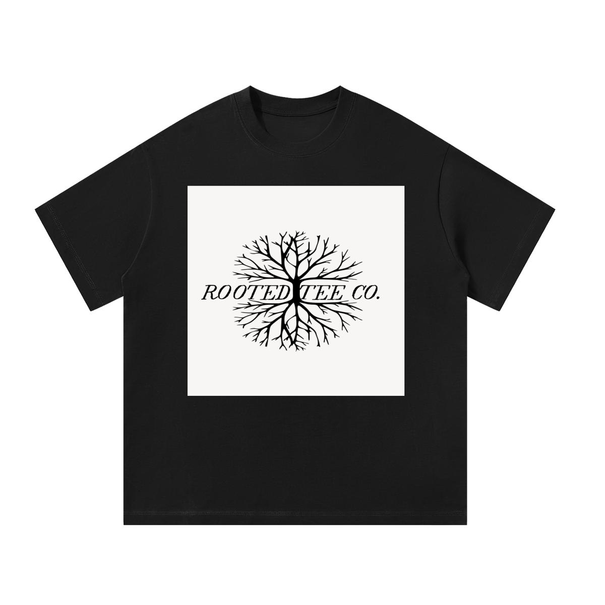 Unisex Oversized BRAND BOX LOGO T-Shirt