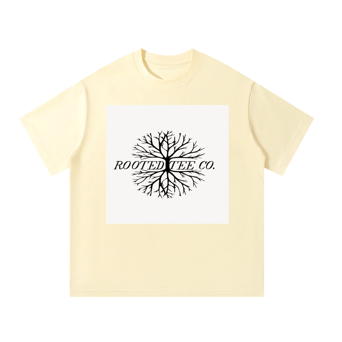 Unisex Oversized BRAND BOX LOGO T-Shirt