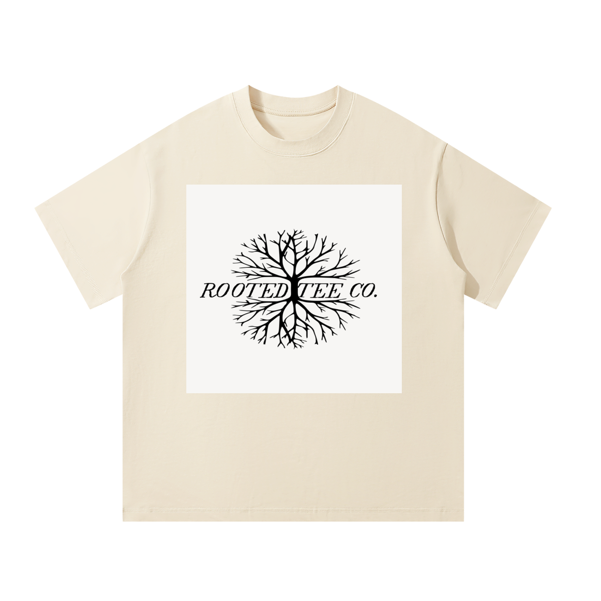 Unisex Oversized BRAND BOX LOGO T-Shirt