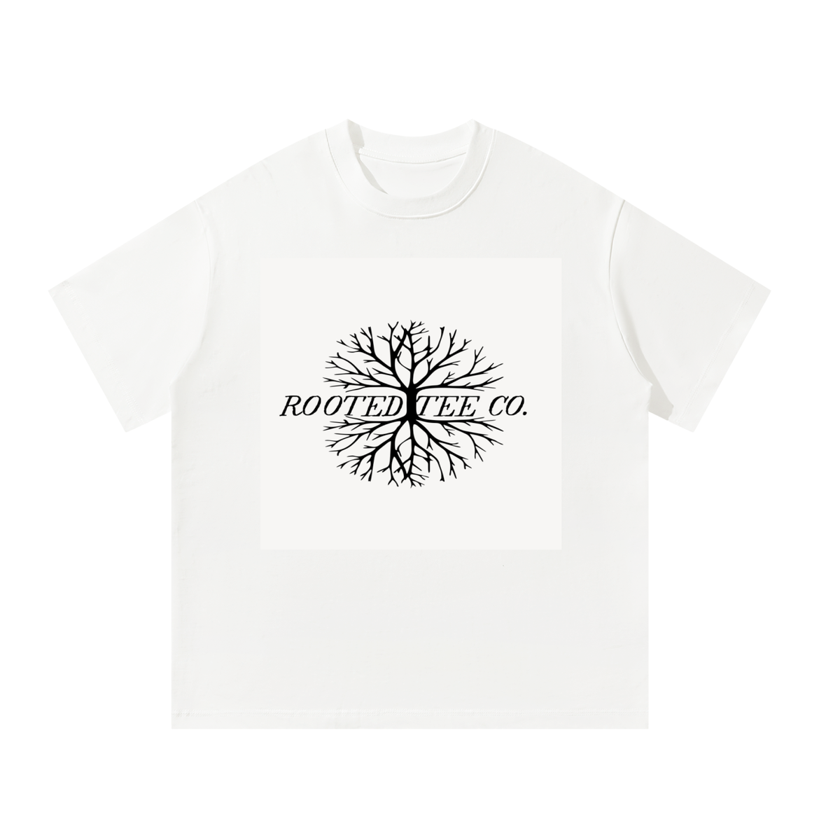 Unisex Oversized BRAND BOX LOGO T-Shirt