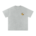 Snow Washed Oversized Cotton SAVE THE BEES T-Shirt